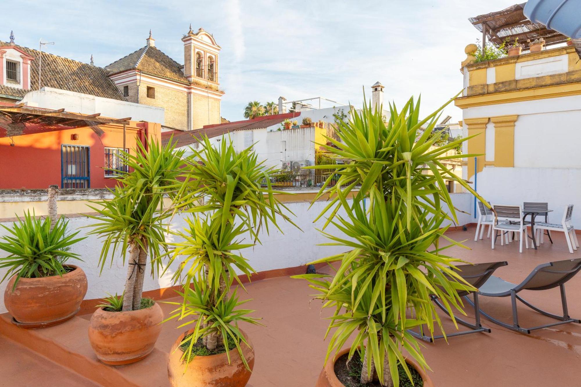Descubrehome Penthouse Santa Cruz, Private Terrace Sevilla Eksteriør billede